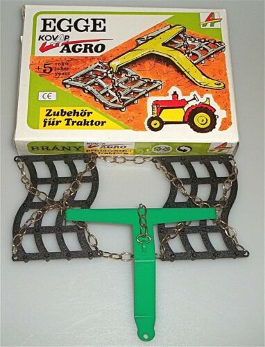 Egge Kovap Kovar Agro Blechspielzeug Zubehör für Traktor OVP LJ6 å * - Bild 1 von 1
