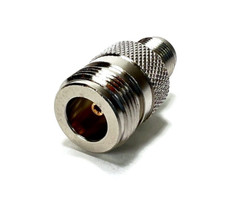 2pcs RF Coax N Adapter N Female to TNC Female Teflon Insulation Nickel Plated