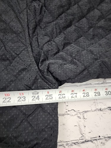 VTG 90s Nike Puffer Bomber Jacket YOUTH Size XL Black Quilt Full Zip Swoosh - Picture 5 of 8