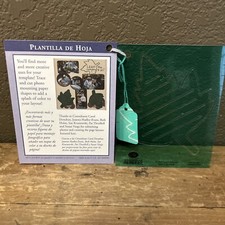 NEW Creative Memories Leaf Journalling Template Green Vintage 2003