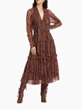 Authentic Ulla Johnson Pomegranate Idalia Dress Size 16