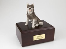 Husky Dog Stand Pet Cremation Urn Available in 3 Different Colors  4 Sizes