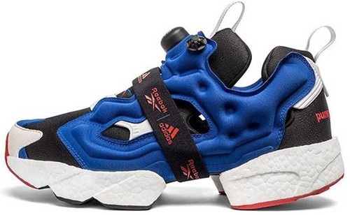 Reebok InstaPump Fury Boost Blue Black Red FY8776 Men's Size | eBay