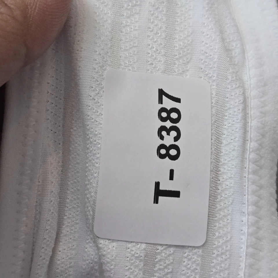 Warners Women Bra 38B White Striped T Shirt Wireless Strap Adjustable - Image 2 of 4