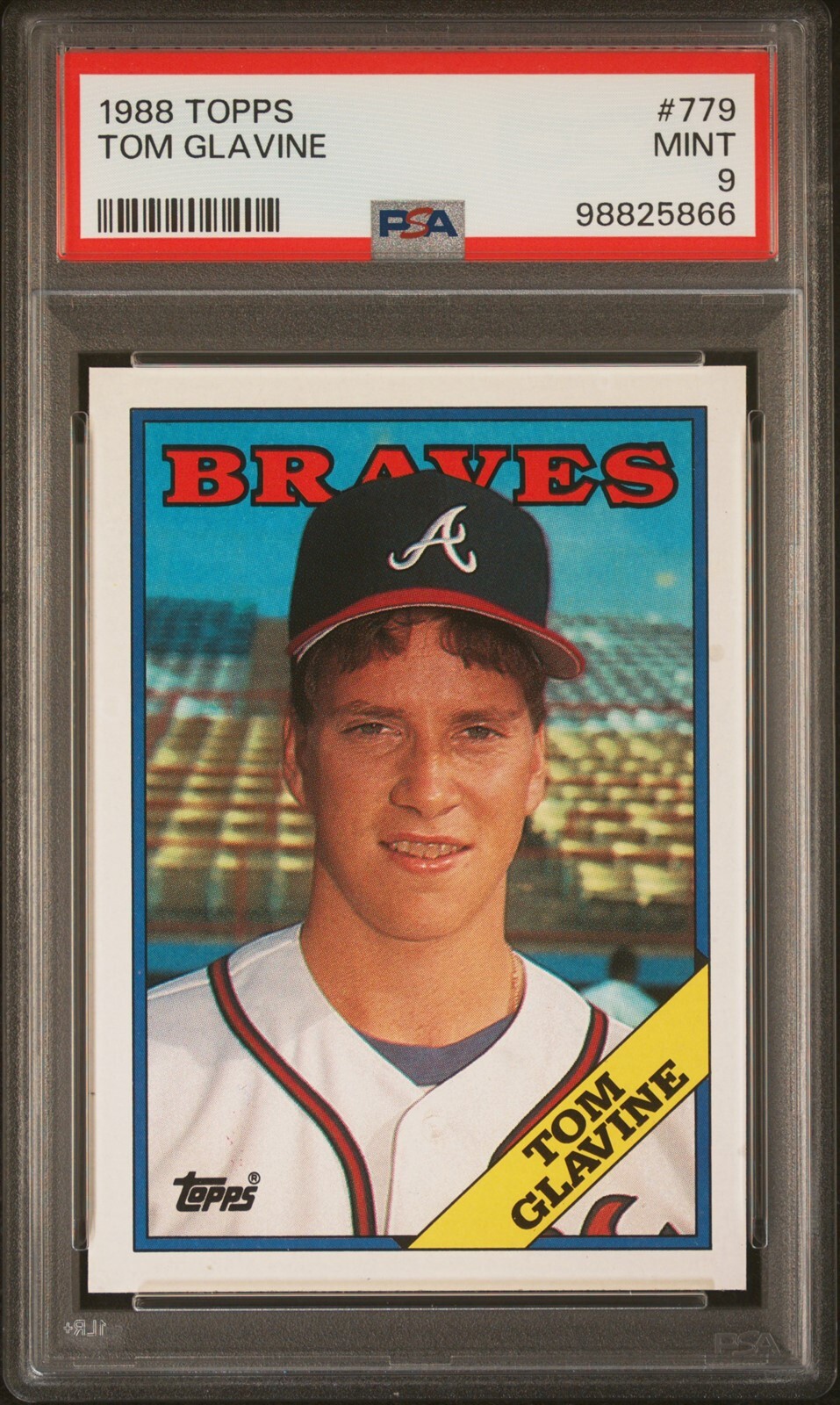 1988 Topps #779 Tom Glavine - PSA 9