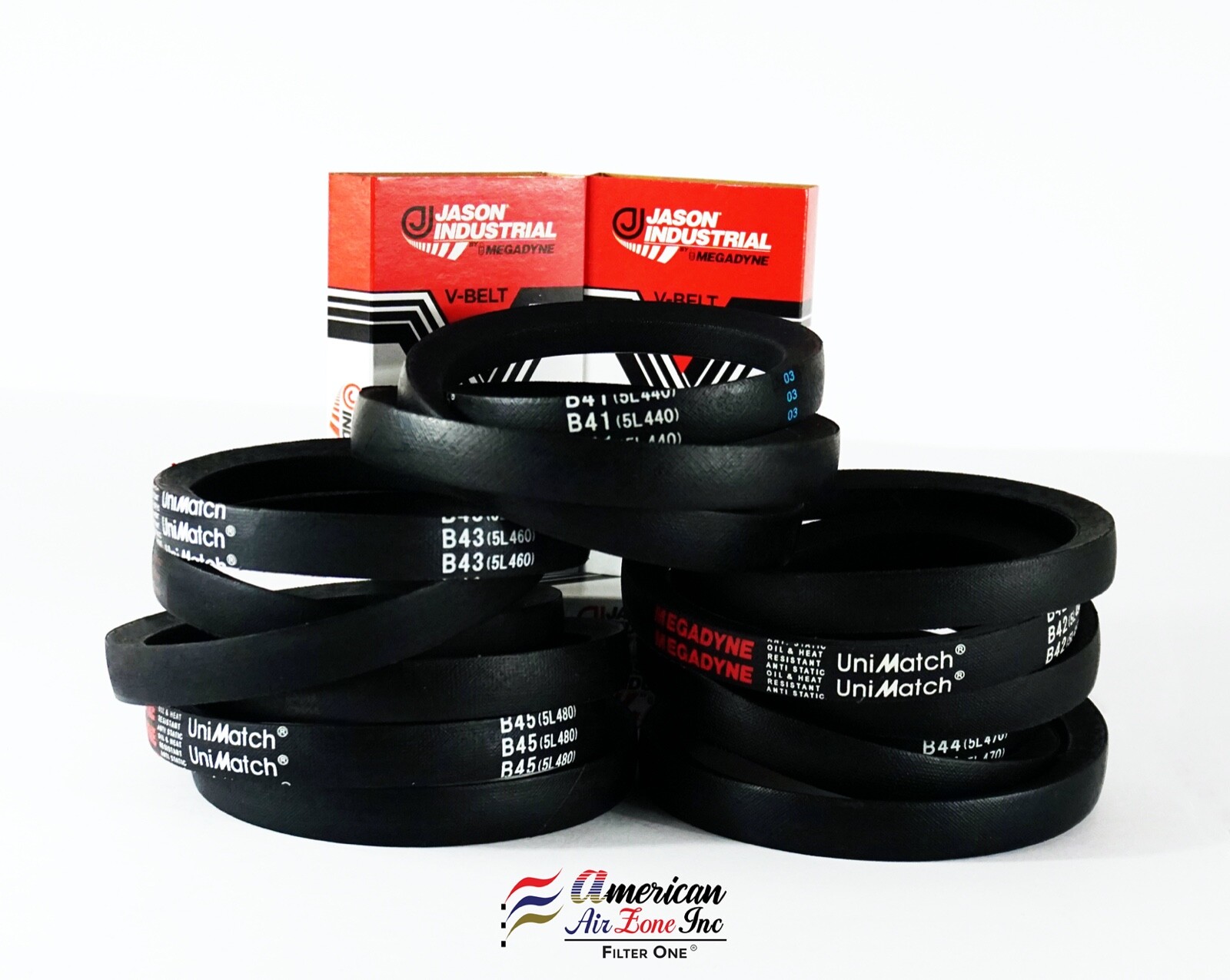Jason VBelt B42 5L450 Qty1 45 Inch Length 0.66” Width 0.