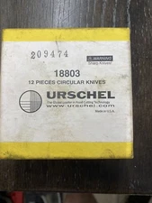 Urschel Circular Knives 18803 New Open Box Of 8 Circular Knives RA-D