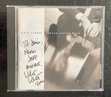 LYLE LOVETT Joshua Judges Ruth NM CD Signed w/Beacon Theater TICKET STUB 1992