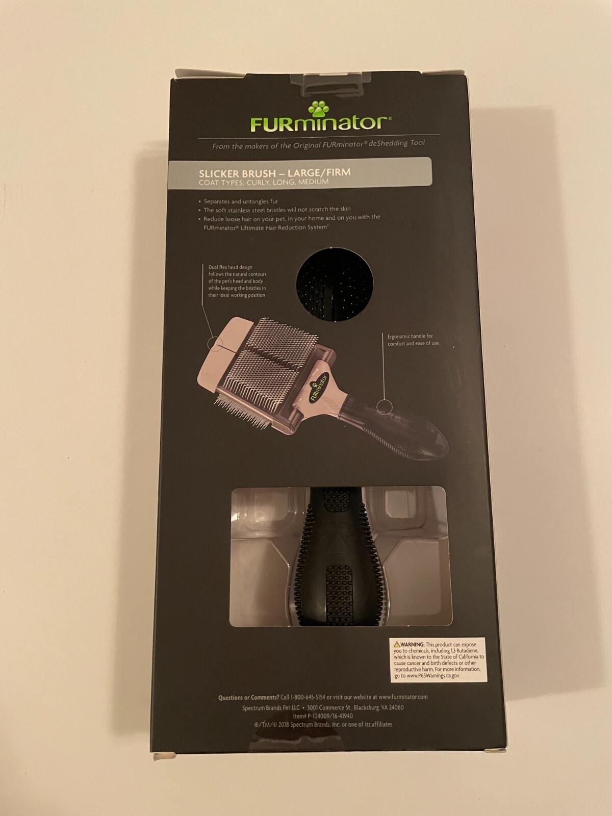 FURminator Grooming Slicker Brush for Clean Healthy Coats For Dogs