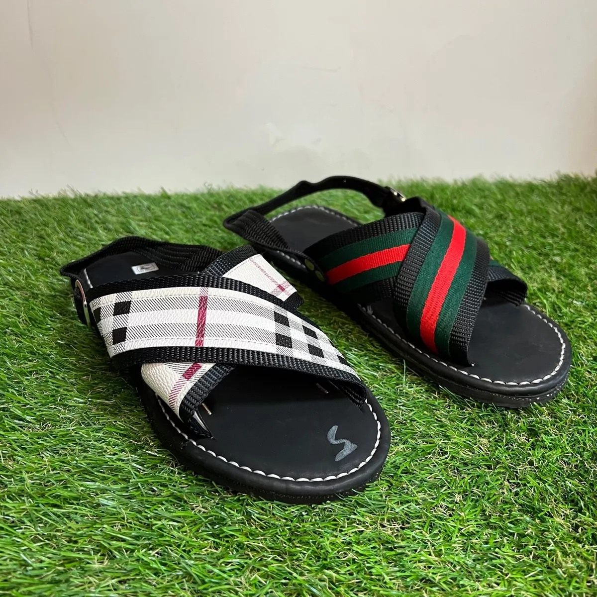 Men s Huarache caballero CRUZADO Acojinado Con Evilla w Buckle