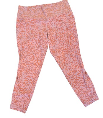 Athleta Stash Pocket Salutation II 7/8 Tight Women's Size XL Printed Leggings