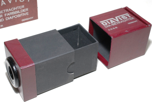 DIAVIST Kleinbild 5x5 Papp Diabetrachter DRGM / vintage slide viewer (sehr gut) - Bild 4 von 5