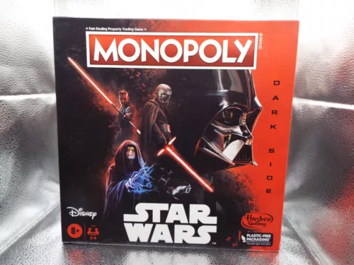 Hasbro Gaming Monopoly: Disney Star Wars Dark Side Edition Board Game unopened