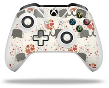Skin for XBOX One S / X Controller Elephant Love Vinyl Decal
