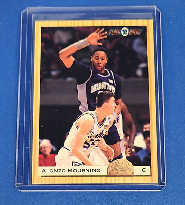 1993 Classic Draft Picks Alonzo Mourning #105 Georgetown Hoyas Basketball Card i