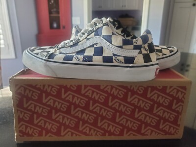 Size VANS Old Skool Big Check Black Navy