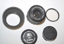 Canon FD 50mm F/1.8 Manual Focus Prime Lens with filter, hood & caps EXCELLENT+