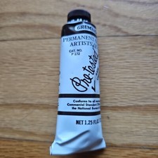 Grumbacher Pre-Tested Permanent Oil Paint Color Raw Umber P 172 Made In USA