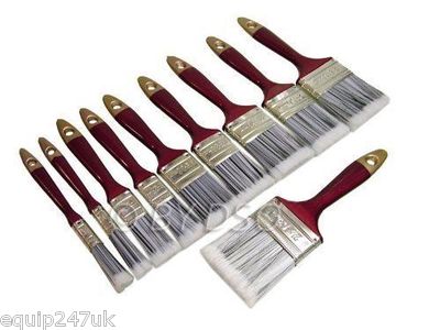 10-teiliges Pinsel Set Zuhause Profi Dekorieren Maler Zum Selbermachen Nylon