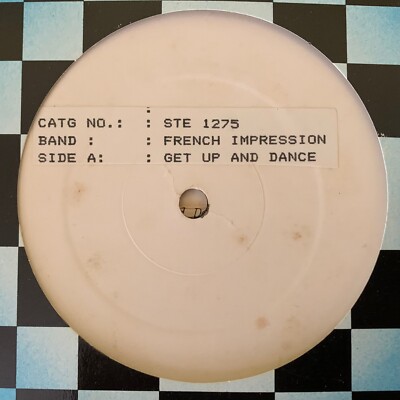 FRANZÖSISCHER IMPRESSION - GET UP AND DANCE 12'' PROMO SINGLE AUF STEINAR RECORDS EX