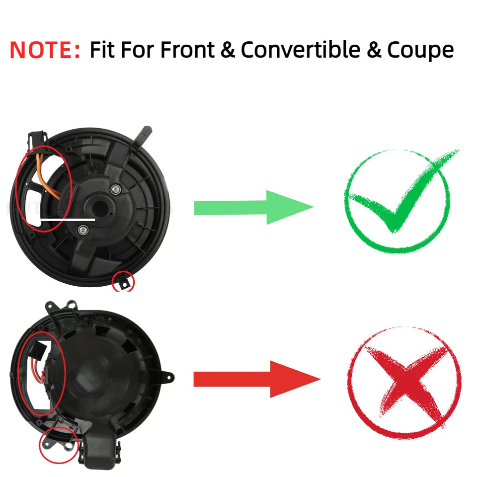 HVAC Blower Motor Resistor Kit For BMW 135i 325i 328i 330i M3 Front Replacement - Imagem 2 de 4