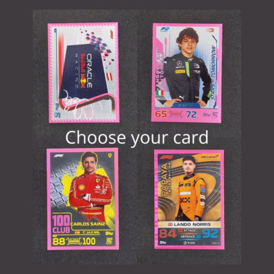 2024 Topps Turbo Attax F1 Formula 1 Pink Choose your card Pick your card!