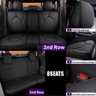 For 20-23 Toyota Highlander Full Set Protector Leather seat covers 8 Seat