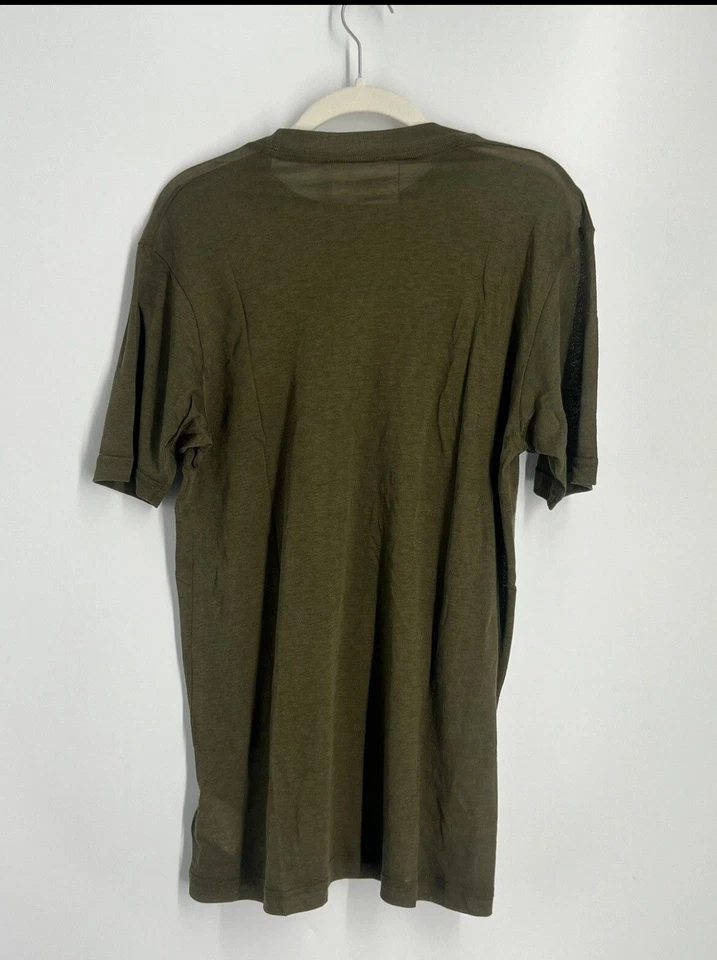 "Dreaming Eyes Open" Slim Tee Silk Jersey (Army Green) grail - Image 2 of 4