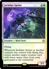 MTG FOIL Jackdaw Savior - Bloomburrow 018