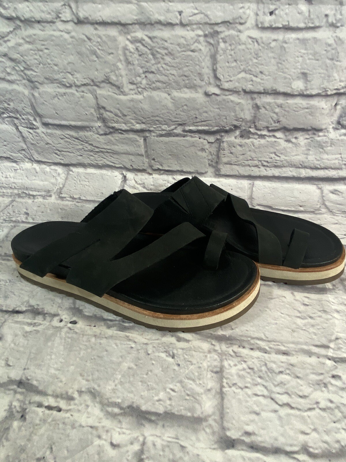 ECCELLENTI sandali Merrell donna Juno avvolgenti neri taglia 9 J000574