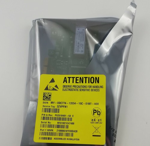 New Genuine DC774 DELL QLE2460 FC 4GB PCI-E 1-PORT ADAPTER - Zdjęcie 12 z 12