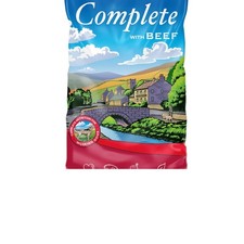 Complete with Beef Dry Dog Food 15kg - Complete Nutrition for Working and Spo... 1.93 per kilo