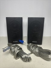 Sony Home Theater Surround Sound Speakers SS-TS71 w Wires Cables TESTED
