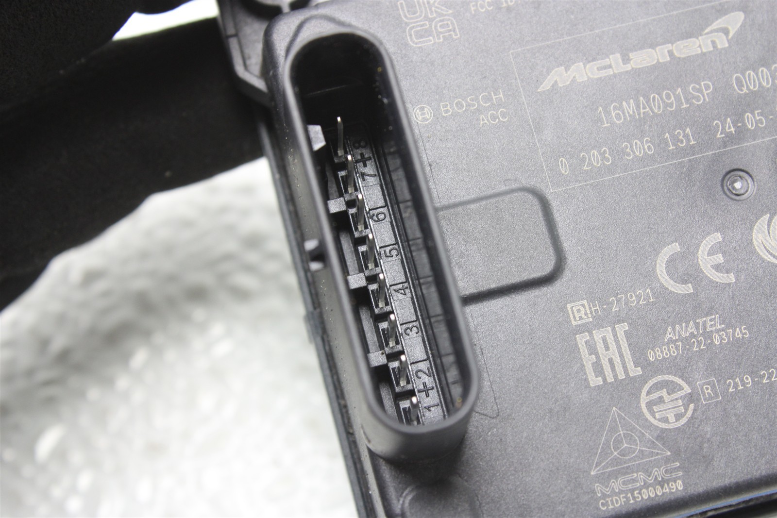 McLaren Artura 2025 Rear Radar sensor P/N 16MA091SP