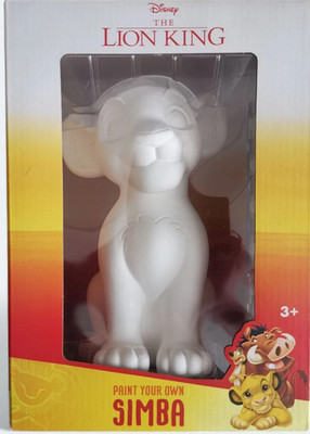 Disney - The Lion King - König Der Löwen | Paint Your Own Simba | Gipsfigur