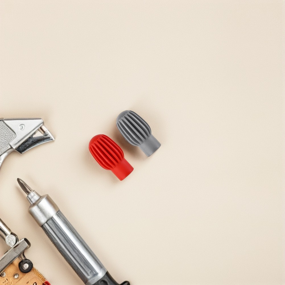  4pcs Drum Practice Pad: Drum Mute Tips Silicone Drumstick Silent Practice Tips