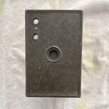 Black Vintage Box Camera Leatherette Classic Retro Style Photography Collectible