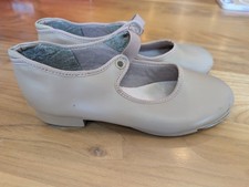 Capezio Caramel Tele-Tone Tap Shoes Girls 1 M- Good used condition