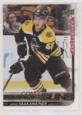 2018-19 Upper Deck Young Guns UD Exclusives 61/100 Urho Vaakanainen #468 v3i