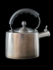 KUHN RIKON Switzerland Whistling Tea Kettle  18/10 Stainless Steel