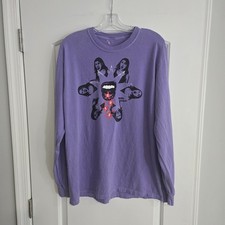Official Olivia Rodrigo GUTS Tour Purple Long Sleeve Shirt Women's Large Concert