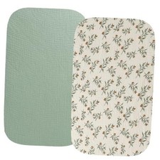 Muslin Bassinet Sheet Compatible with Dream On Me
