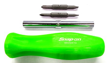 New Snap-on Reversible Screwdriver Sddd41g 4 Bits Green Hard Handle New New Snap-on Reversible Screwdriver Sddd41g 4 Bits Green Hard Handle New
