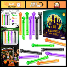 Bulk Halloween Giveaways 100 PCS Mini Bubble Wands Party Favors for Kids