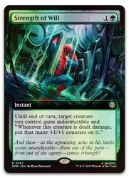 Strength of Will (Extended Art) 267 Marvel's Spider-Man Foil Rare