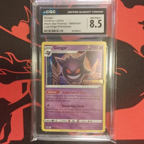 Pokemon CGC 8.5 Gengar Prerelease Promo SWSH241 Sword & Shield Holo