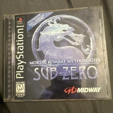 Mortal Kombat Mythologies: Sub Zero (Sony PlayStation 1 PS1, 1997) Complete