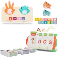 Talking Flash Cards  Finger Counting Math Board Interactive Learning Toys f/ 3 