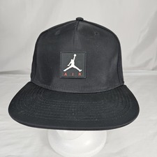 Air Jordan Jumpman Youth Snapback Hat Cap Black Mesh-Back Nylon Adjustable