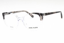 Anne Klein AK5092 020 Grey Crystal Eyeglasses New Authentic